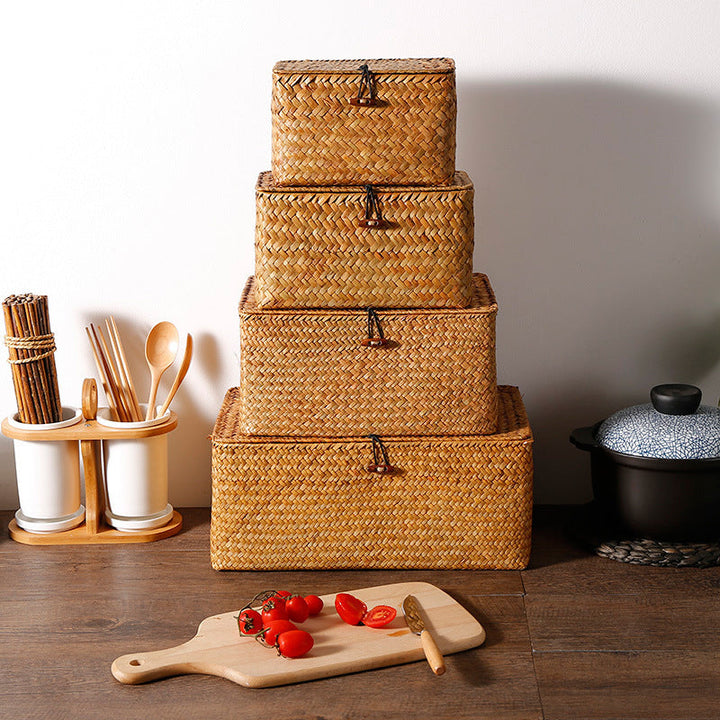 Large Eco-Friendly Woven Storage Chest Kalsten