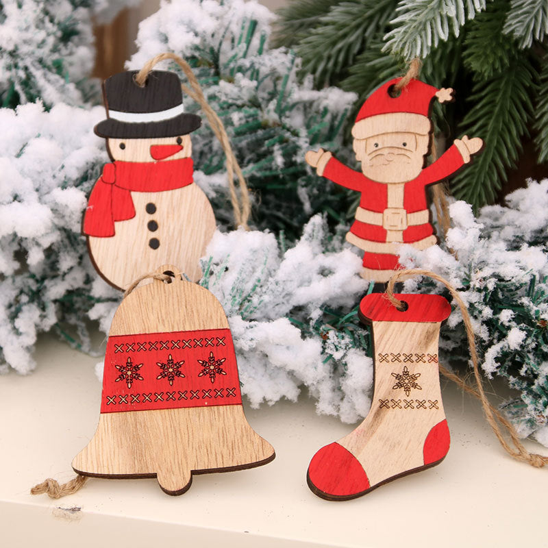 Wooden Snowman Ornament Kalsten