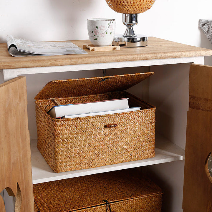 Large Eco-Friendly Woven Storage Chest Kalsten