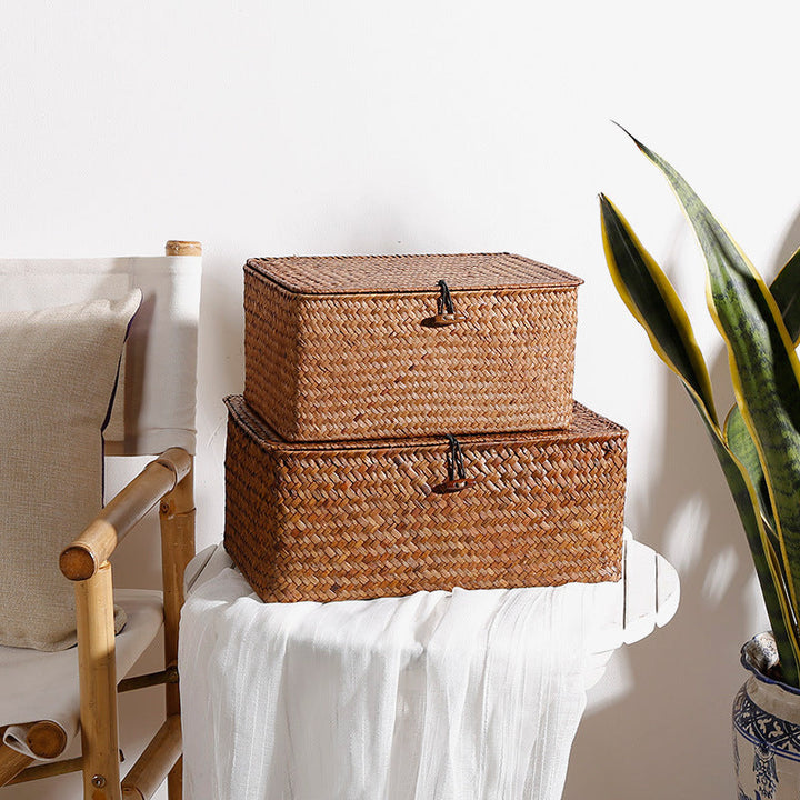 Large Eco-Friendly Woven Storage Chest Kalsten