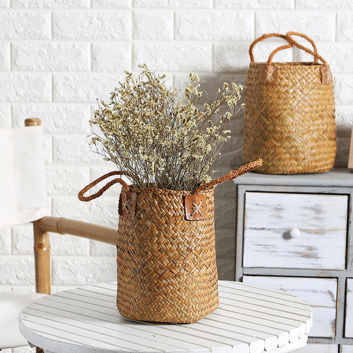 Handwoven Decorative Plant Basket Kalsten