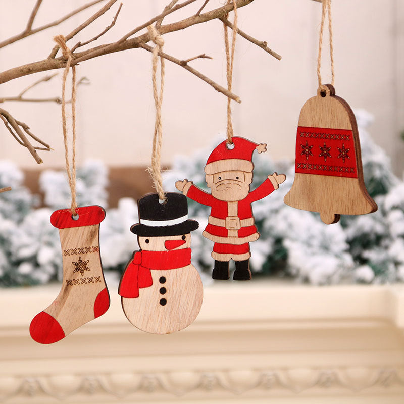 Wooden Snowman Ornament Kalsten