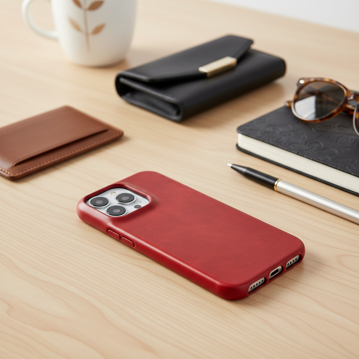 Noxord | Oil Wax Genuine Leather Apple iPhone Case