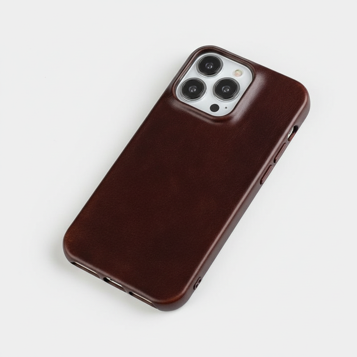 Noxord | Oil Wax Genuine Leather Apple iPhone Case