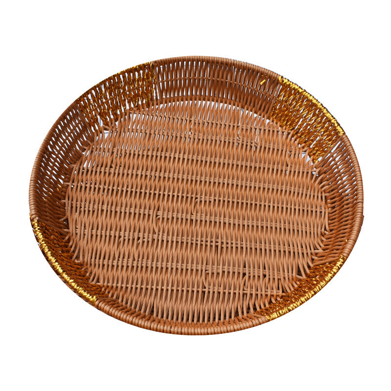 Handmade Decorative Woven Serving Tray Kalsten
