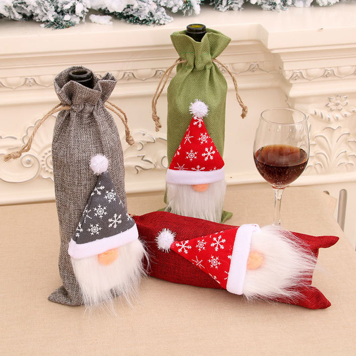 Decorative Holiday Wine Bottle Cover Kalsten