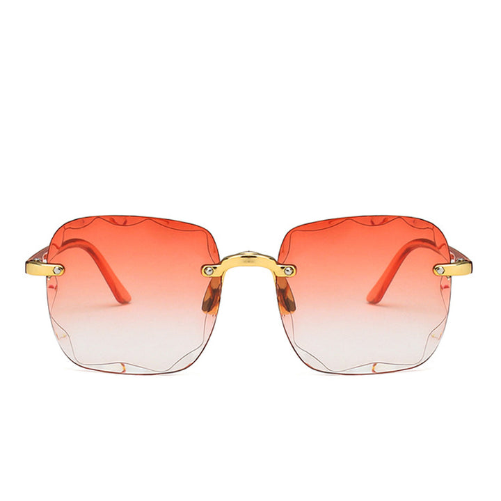 Women's trendy square sunglasses with luxurious metal frame Kalsten