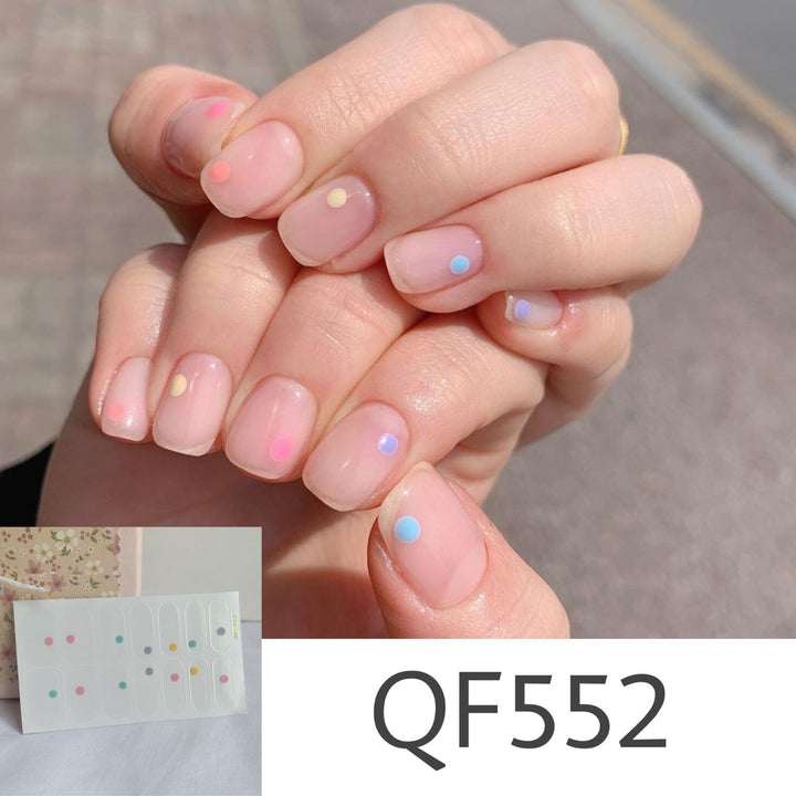 Artificial nail art with star design Kalsten