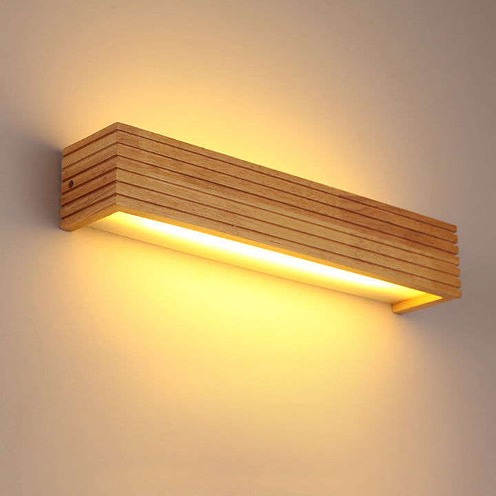 Modern Wooden LED Wall Light