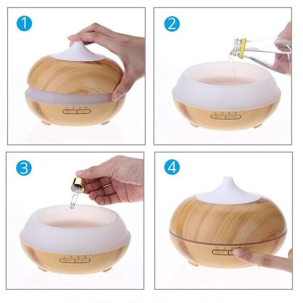 Aroma Essential - Wooden Oil Diffuser | Kalsten