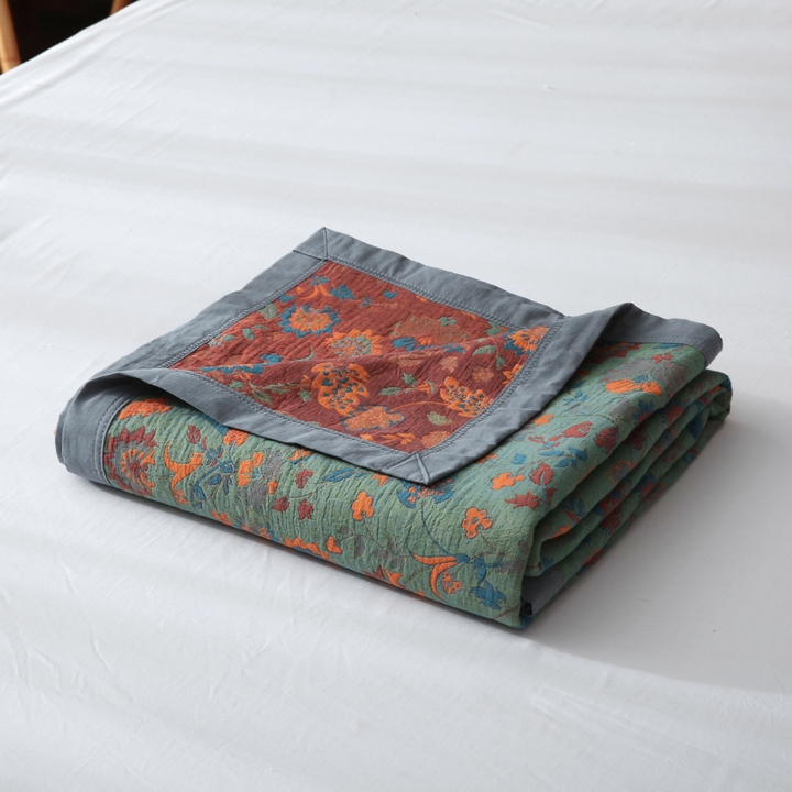 Gothel™ Retro Flower Blanket – Luxury Vintage Atmosphere Noxord