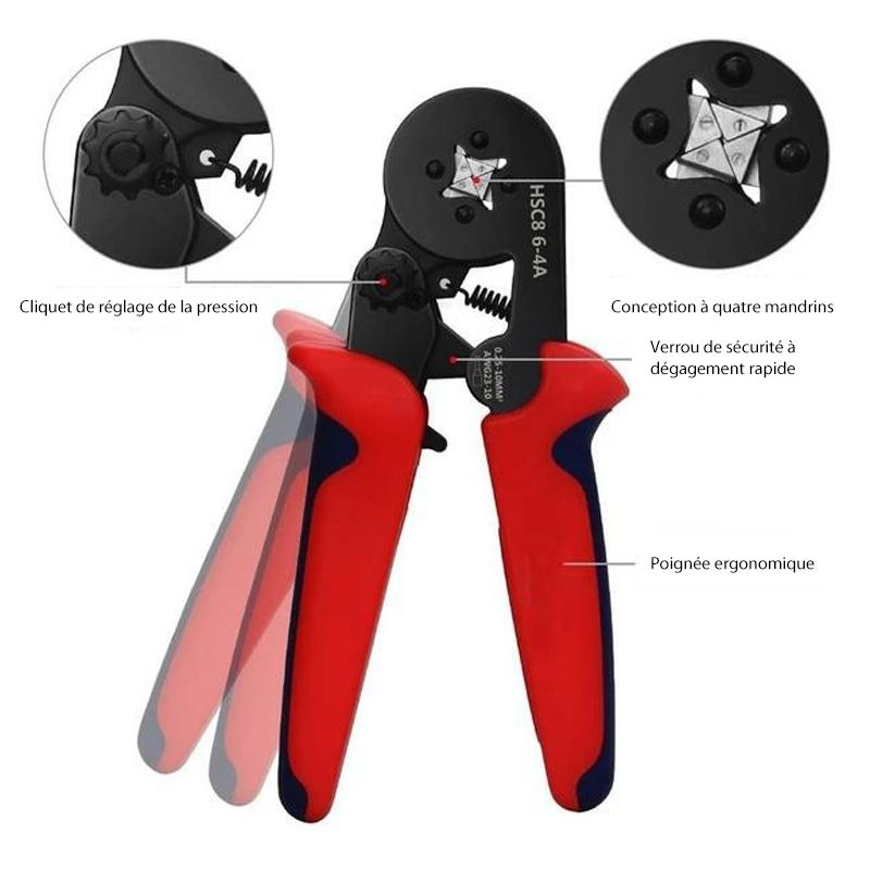 End sleeves crimping tool set with cable lugs | Kalsten