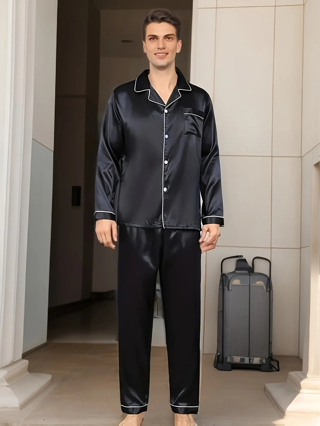 Kalsten | Luxury Men's Pajamas | Elegant Nightwear | Comfortable & Breathable | For Restful Sleep
