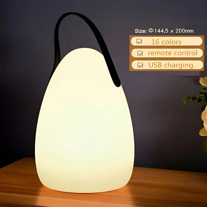LuminaGlow Luxe LED Lighting – Portable and Waterproof with 16 Colors Noxord