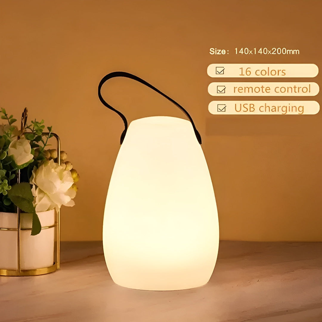 LuminaGlow Luxe LED Lighting – Portable and Waterproof with 16 Colors Noxord