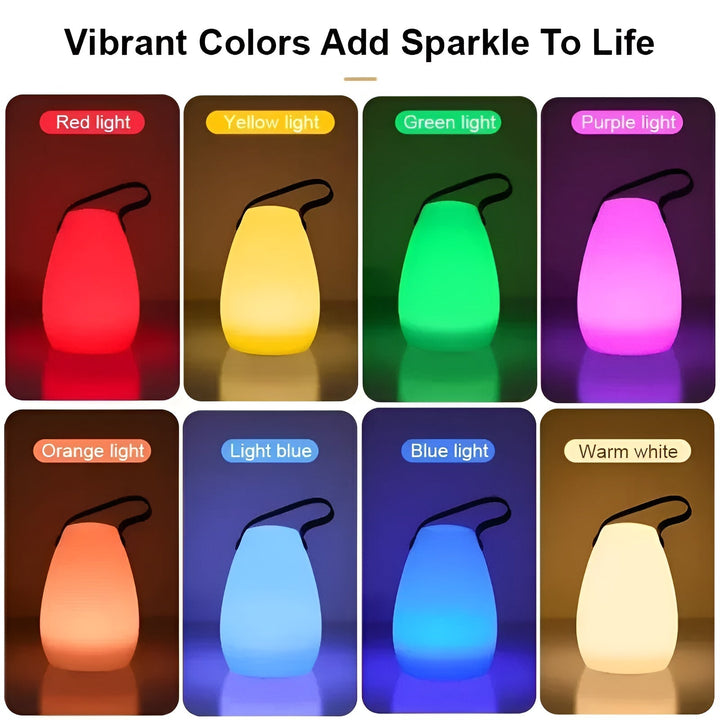 LuminaGlow Luxe LED Lighting – Portable and Waterproof with 16 Colors Noxord
