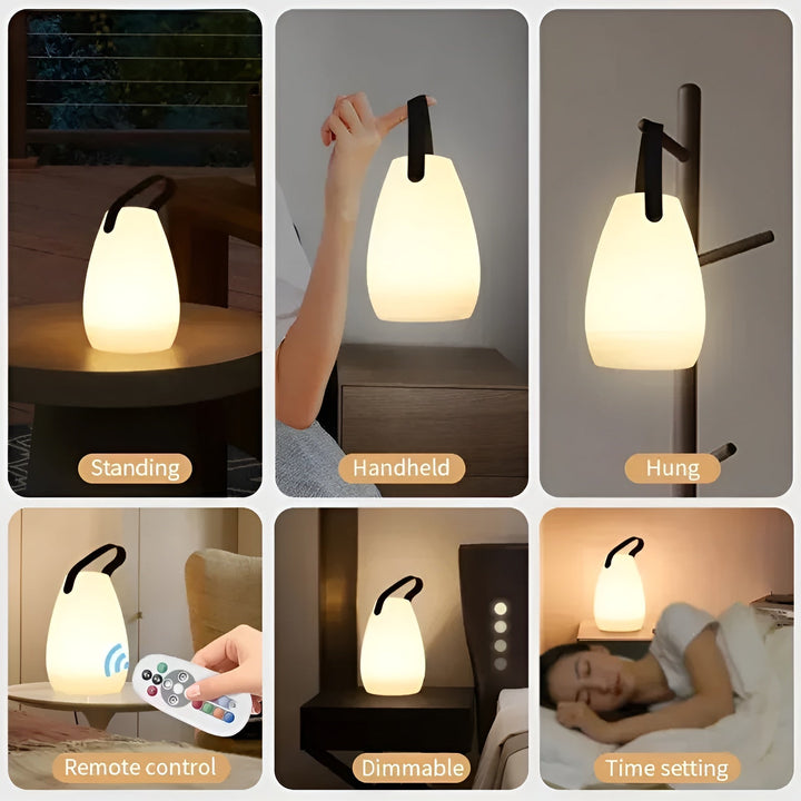 LuminaGlow Luxe LED Lighting – Portable and Waterproof with 16 Colors Noxord