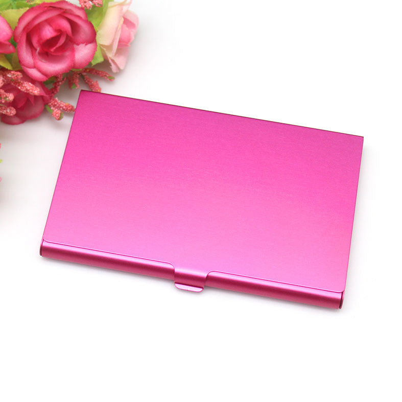 Elegant Metal Business Card Holder