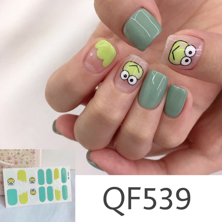 Artificial nail art with star design Kalsten
