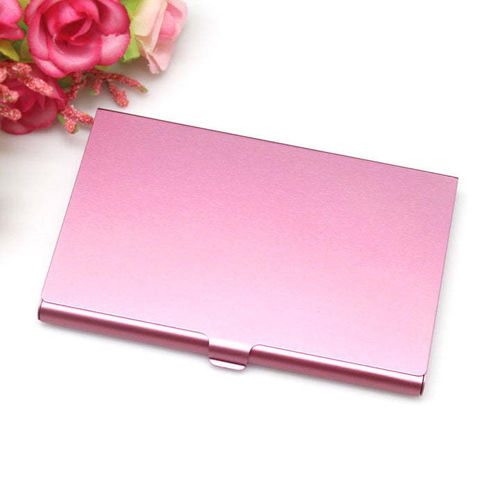 Elegant Metal Business Card Holder