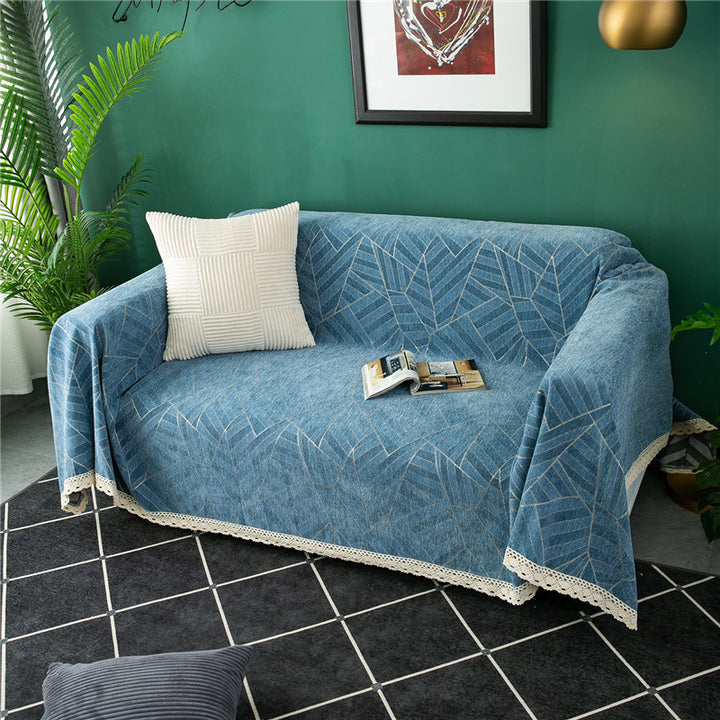 Decorative Chevron Pattern Throw Blanket