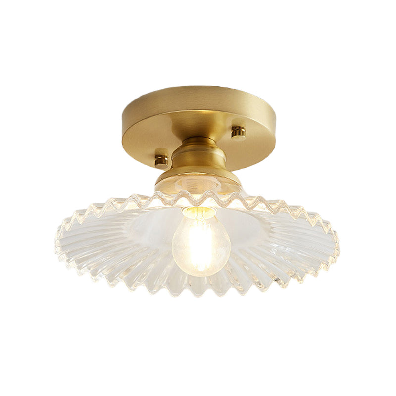 LumiCraft – Industrial Ceiling Lamp with Green Glass Shade | Kalsten