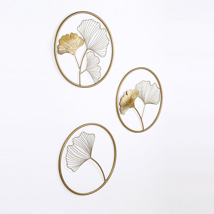 Decorative Metal Ginkgo Leaf Wall Art Kalsten