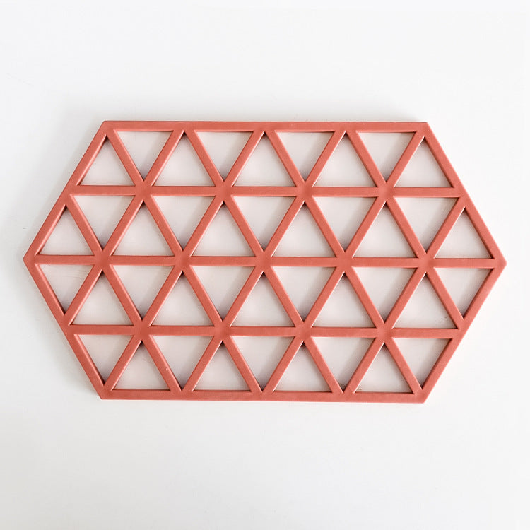 Unisex Silicone Coaster with Modern Geometric Design Kalsten