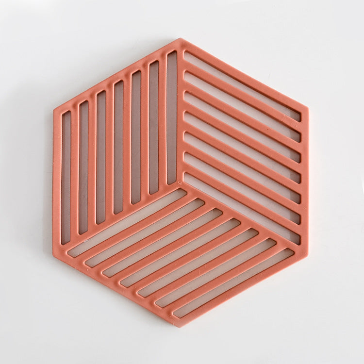 Unisex Silicone Coaster with Modern Geometric Design Kalsten