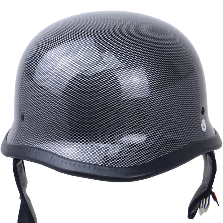 Vintage Carbon Fiber Motorcycle Helmet Kalsten