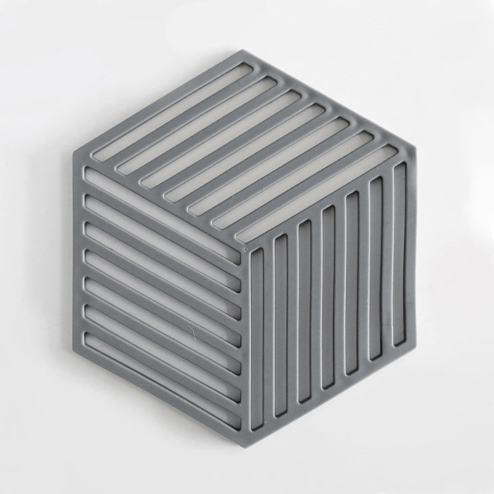 Unisex Silicone Coaster with Modern Geometric Design Kalsten