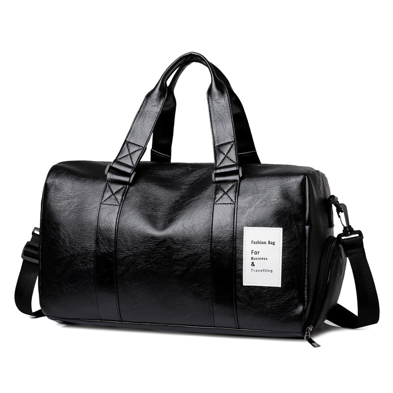 Stylish Leather Travel Duffel Bag kalsten