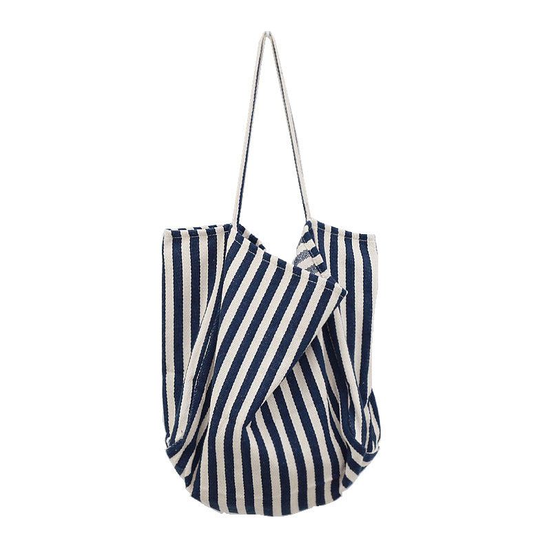 Lightweight Striped Tote Bag