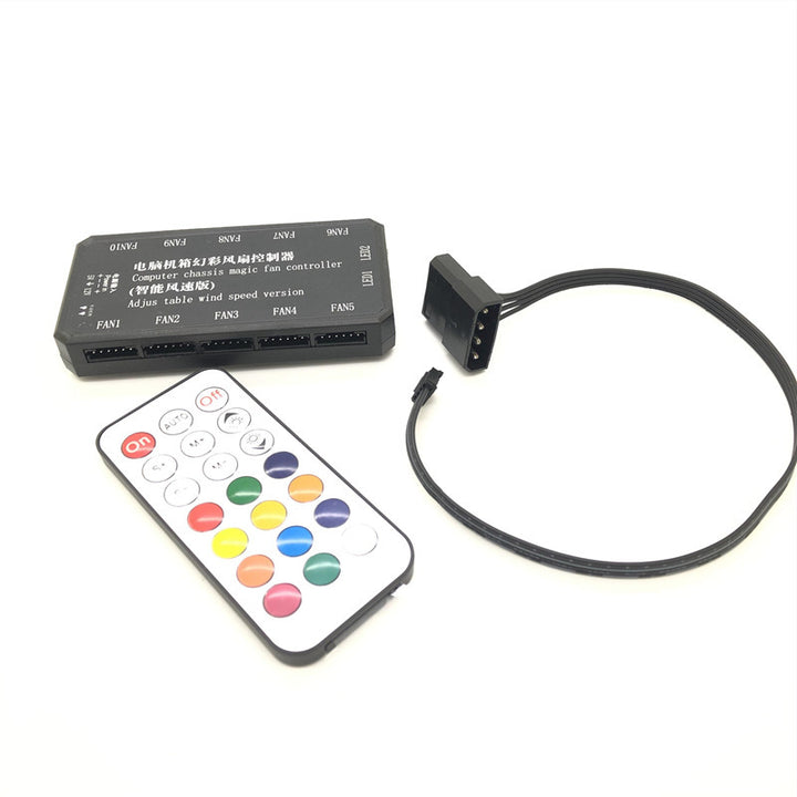 Rgb fan control system with extensive remote control Kalsten