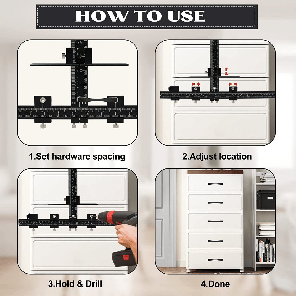 Drill Machine Instructions simple and precise installation | Kalsten
