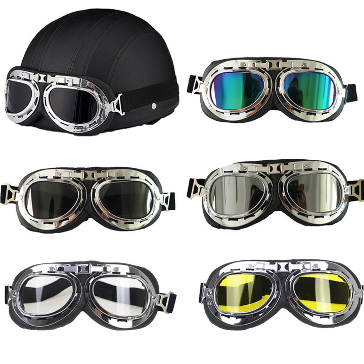 Vintage-Style Protective Riding Goggles Kalsten