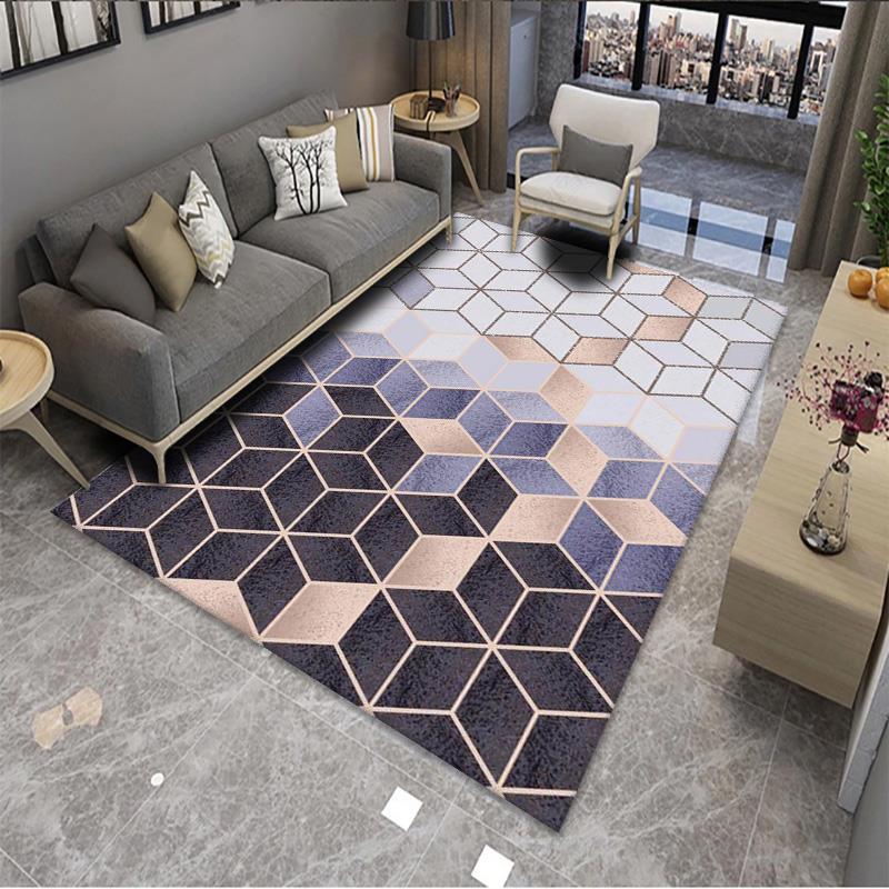 Geometric Pattern Area Rug Kalsten
