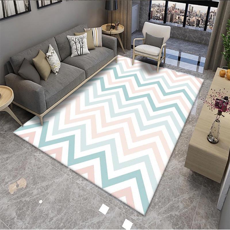 Geometric Pattern Area Rug Kalsten
