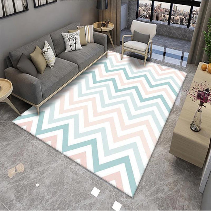 Geometric Pattern Area Rug Kalsten