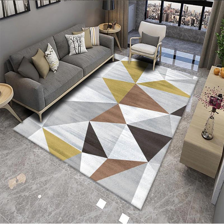 Geometric Pattern Area Rug Kalsten