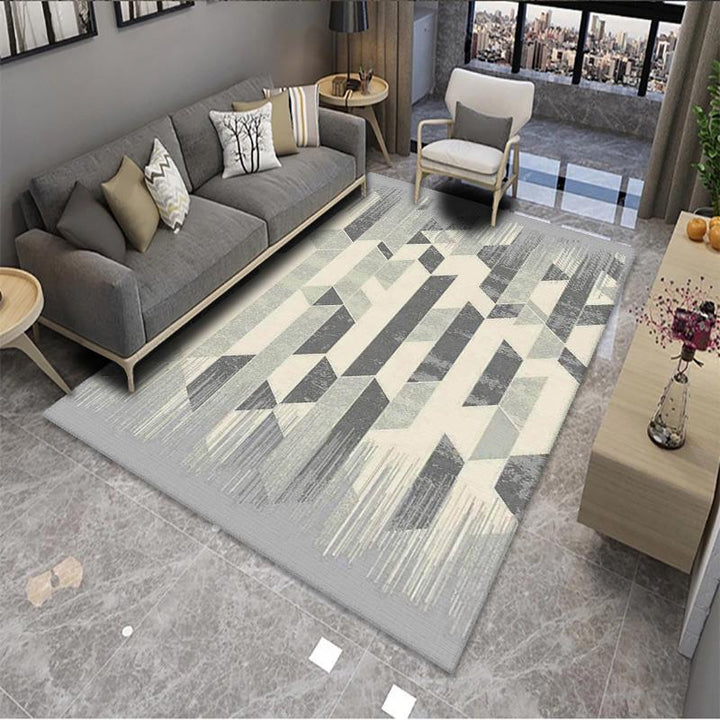 Geometric Pattern Area Rug Kalsten