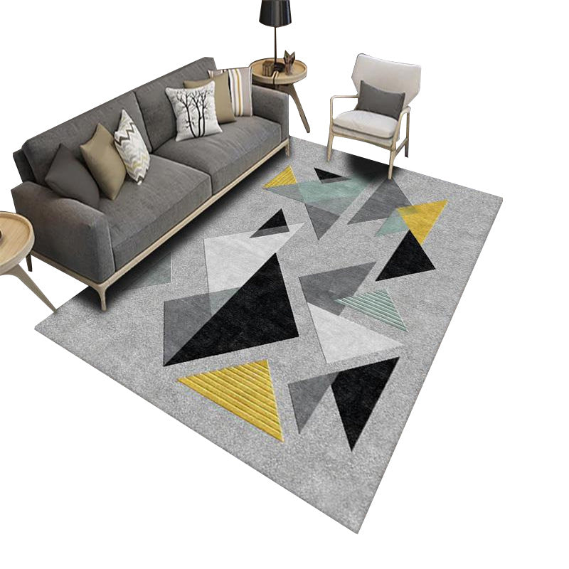 Geometric Pattern Area Rug Kalsten