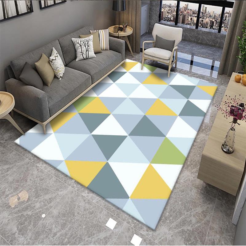 Geometric Pattern Area Rug Kalsten