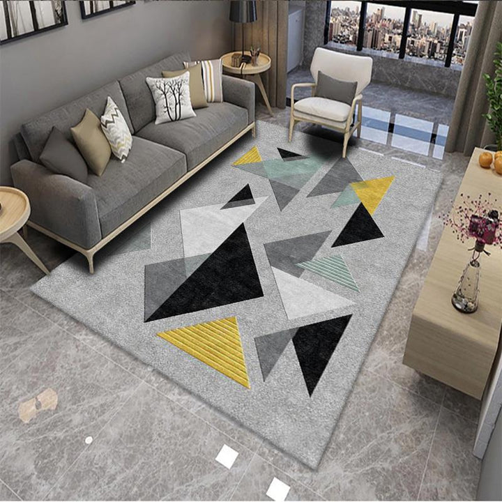 Geometric Pattern Area Rug Kalsten