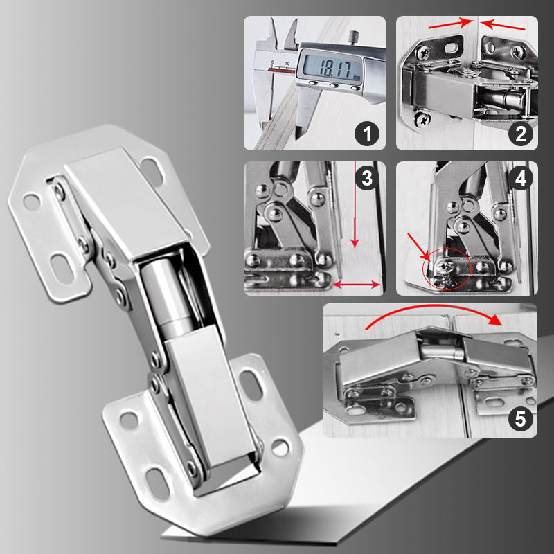 Kalsten | Cabinet Hinges - Easy Installation of Bridge-Shaped Door Hinges
