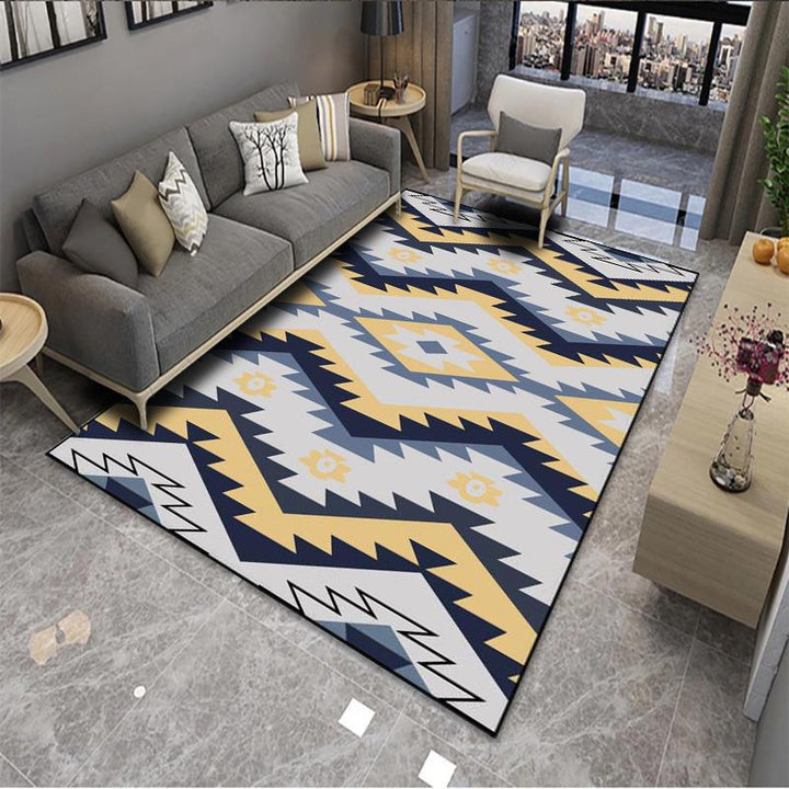 Geometric Pattern Area Rug Kalsten