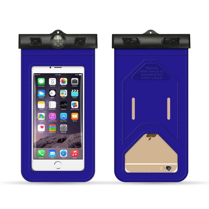 Waterproof smartphone case with card slot and integrated compass Kalsten