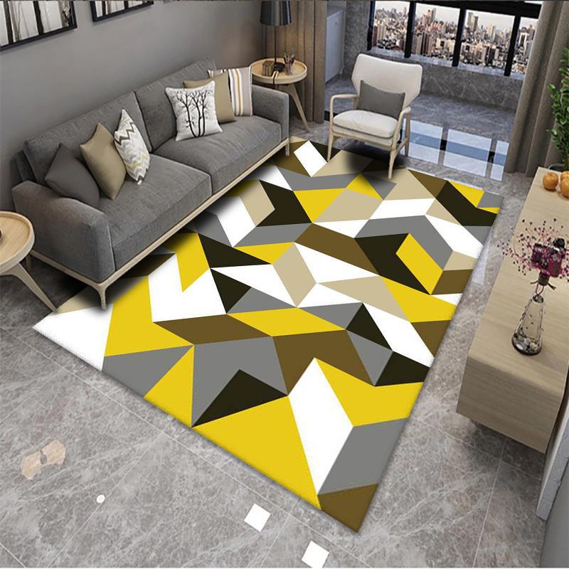 Geometric Pattern Area Rug Kalsten