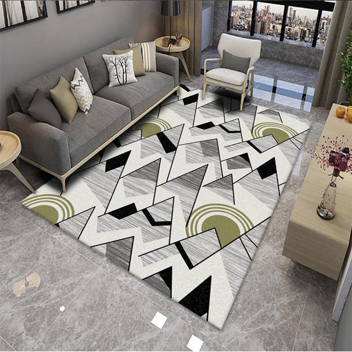 Geometric Pattern Area Rug Kalsten