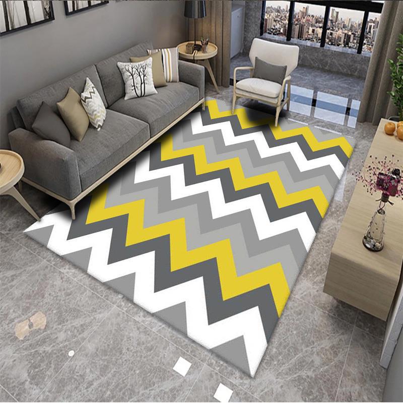Geometric Pattern Area Rug Kalsten